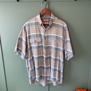 Archive Blue and White Plaid Men's Shirt